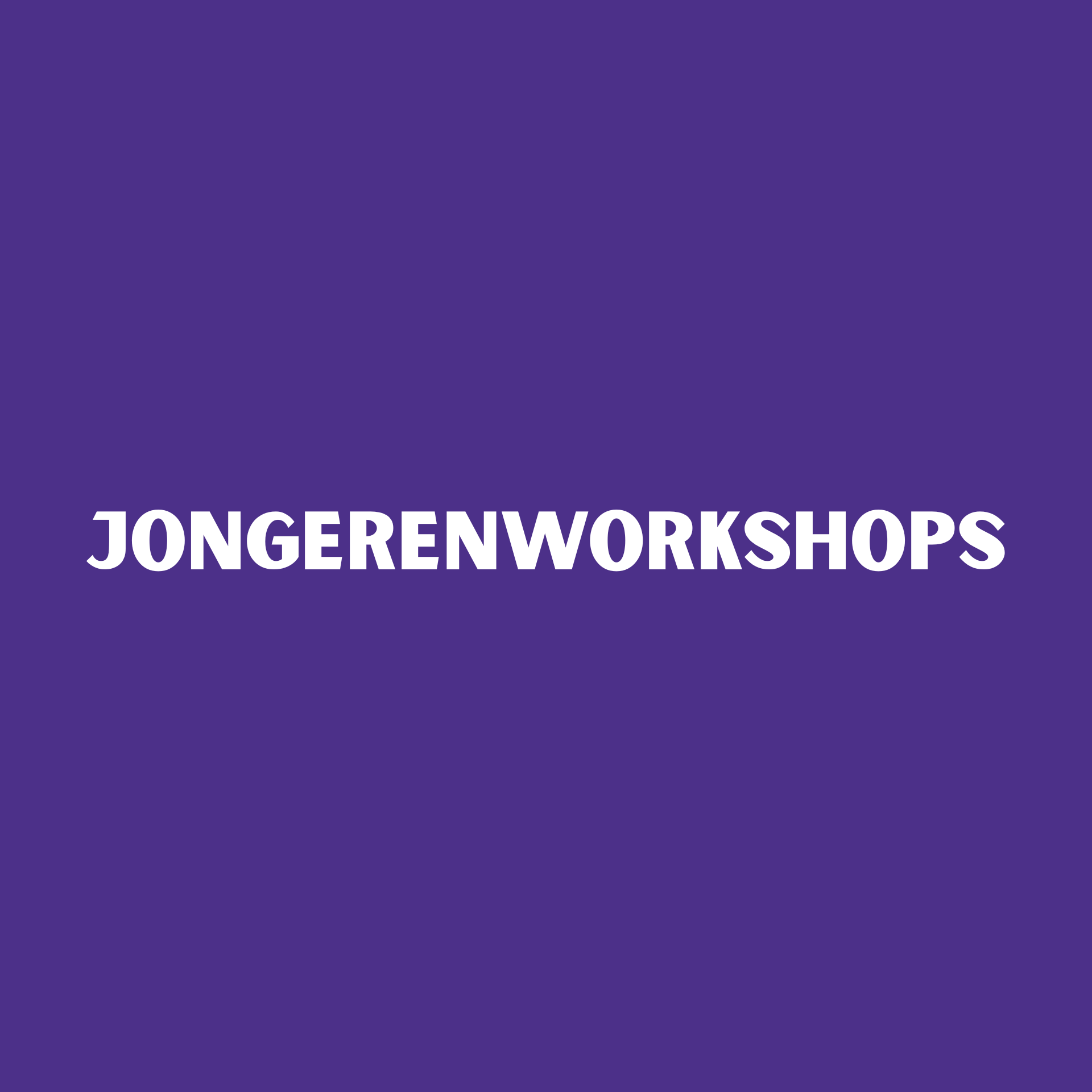 Jongerenworkshops