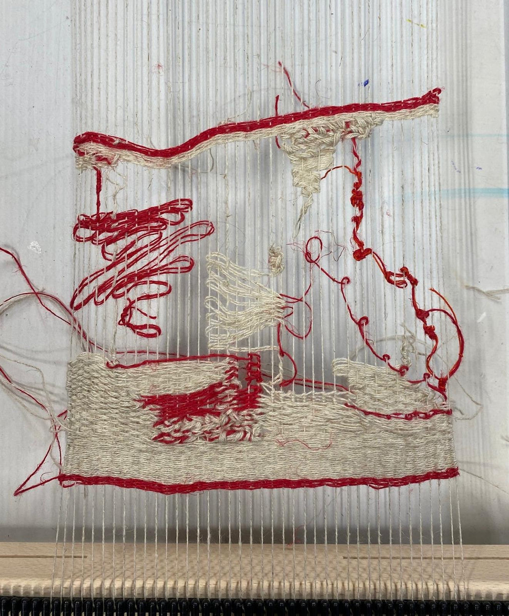 Weven met textuur en vondsten - Eugenie Ligthart