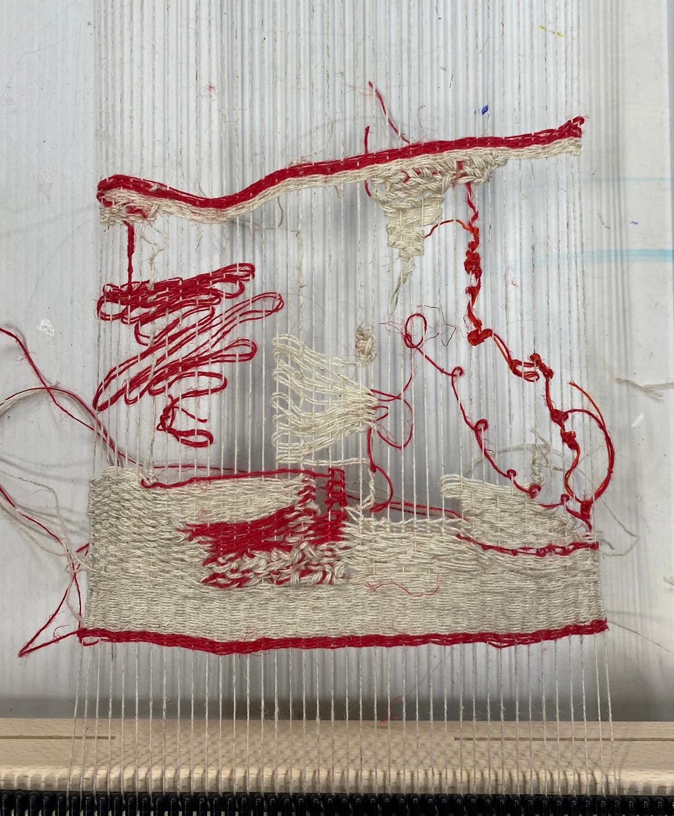 Weven met textuur en vondsten - Eugenie Ligthart