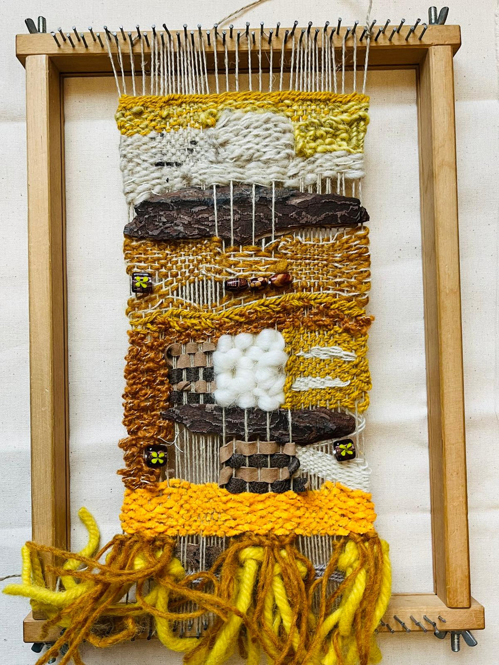 Weven met textuur en vondsten - Eugenie Ligthart