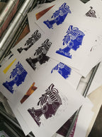 Linoprinten - Suzan Hekkelman