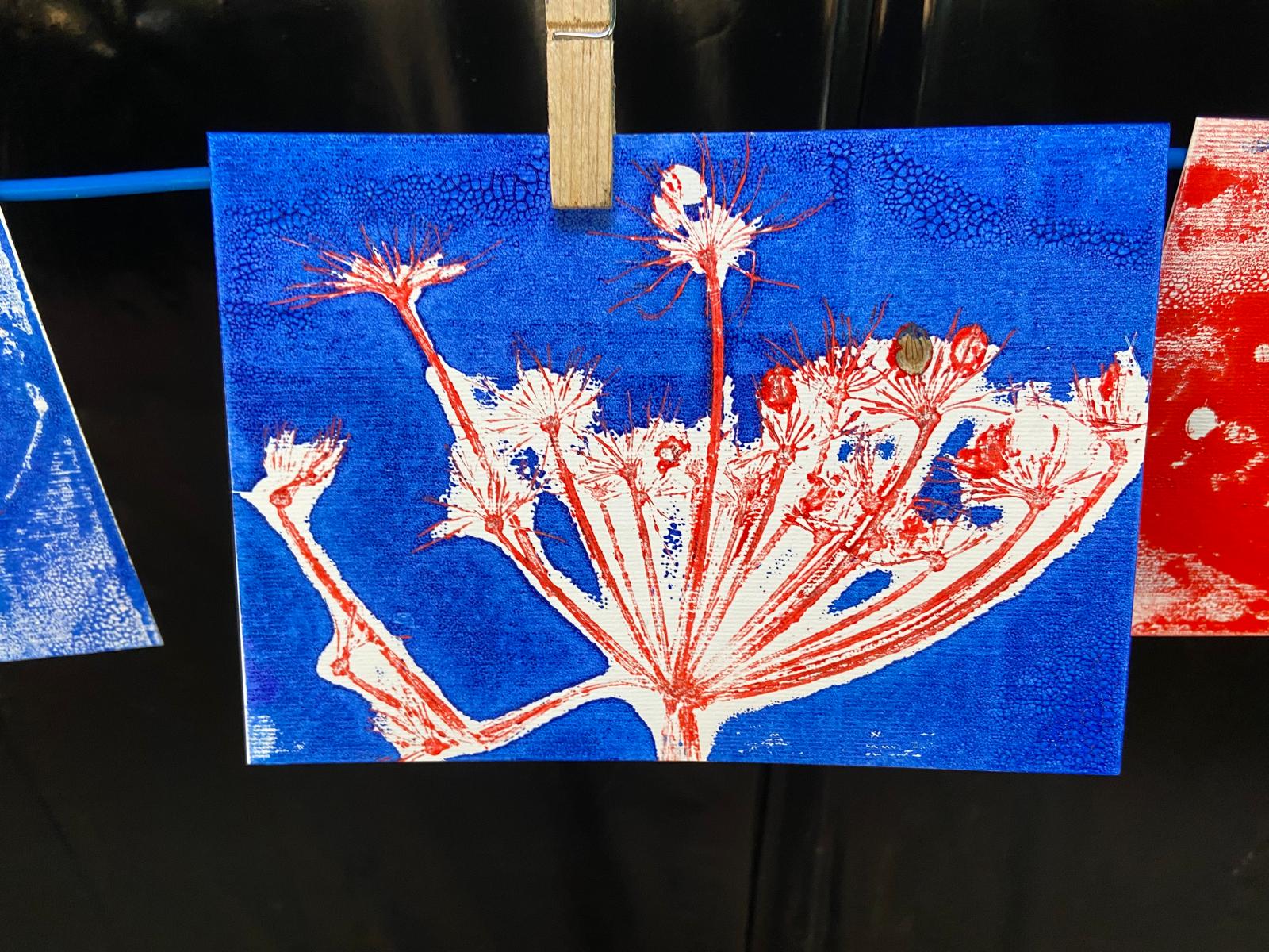 Monoprinten - Baukje Duin