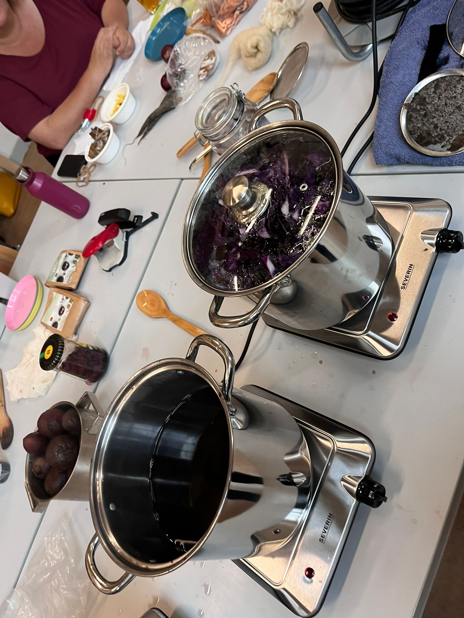 Textielbewerking Shibori & Blockprint - Teri de Wit